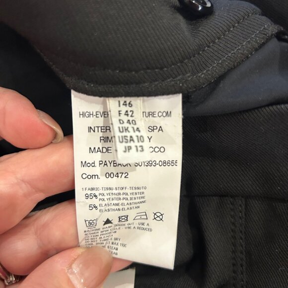Women’s high end designer HIGH pants - size US 10 - Picture 6 of 10